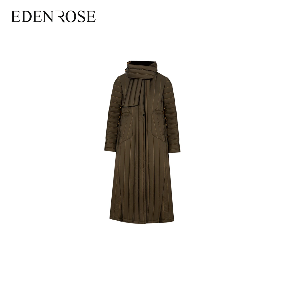 EDENROSE【阳阳】EYQD13113-8商场同款时尚气质女羽绒服