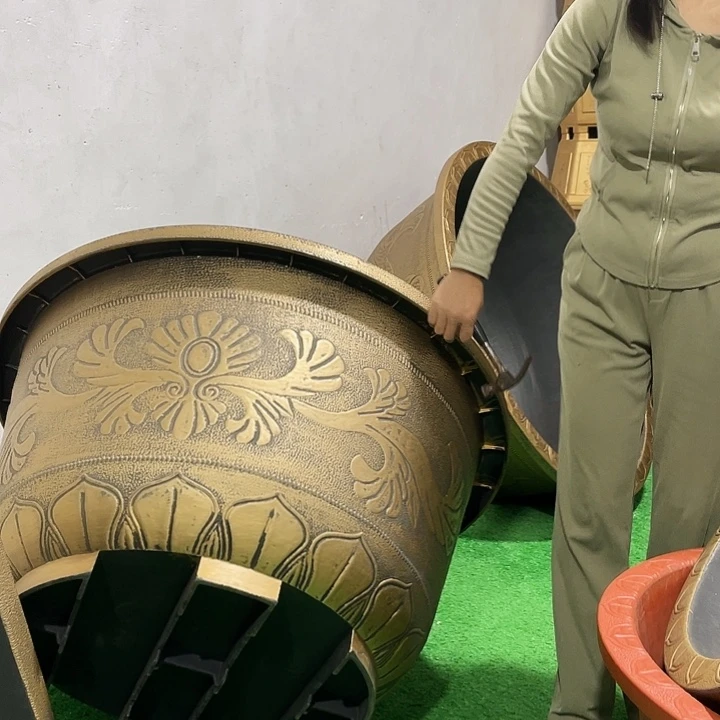 圆盆古铜一米一个