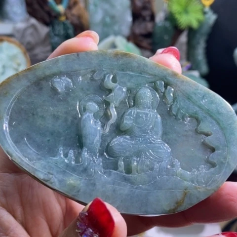 【闪购商品】颈饰未镶嵌翡翠阿咪