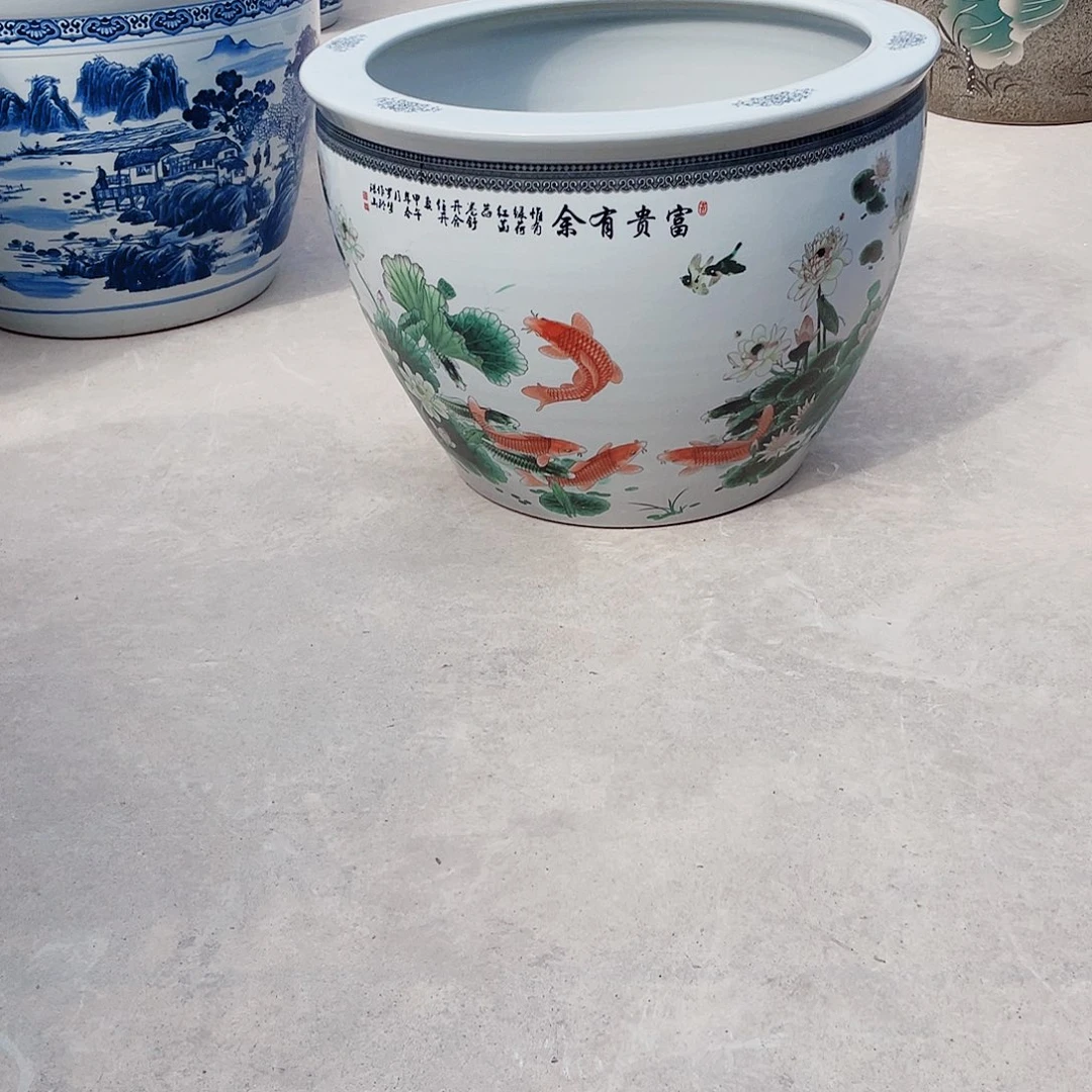 缸瓷器66高度43瓷器瓷器