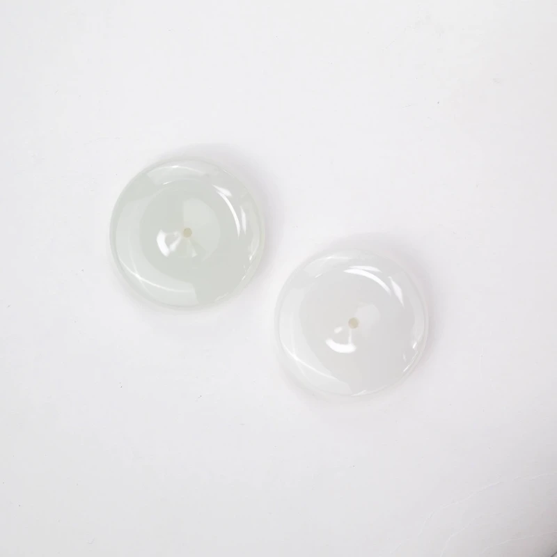 【倔老头精品】和田玉羊脂级平安扣吊坠尺寸约30mm 配绳多样性发一