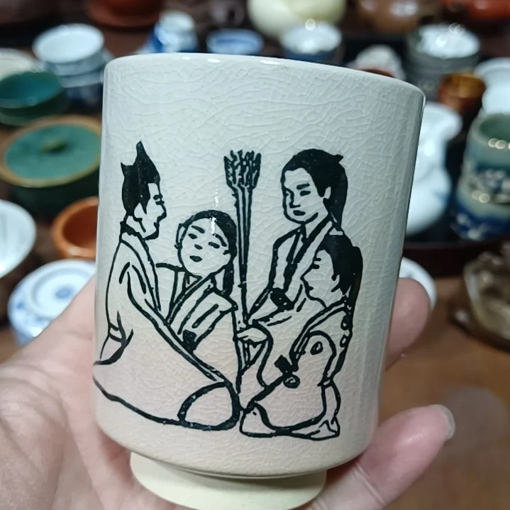 瓷片茶杯茶壶茶碗汤吞碟