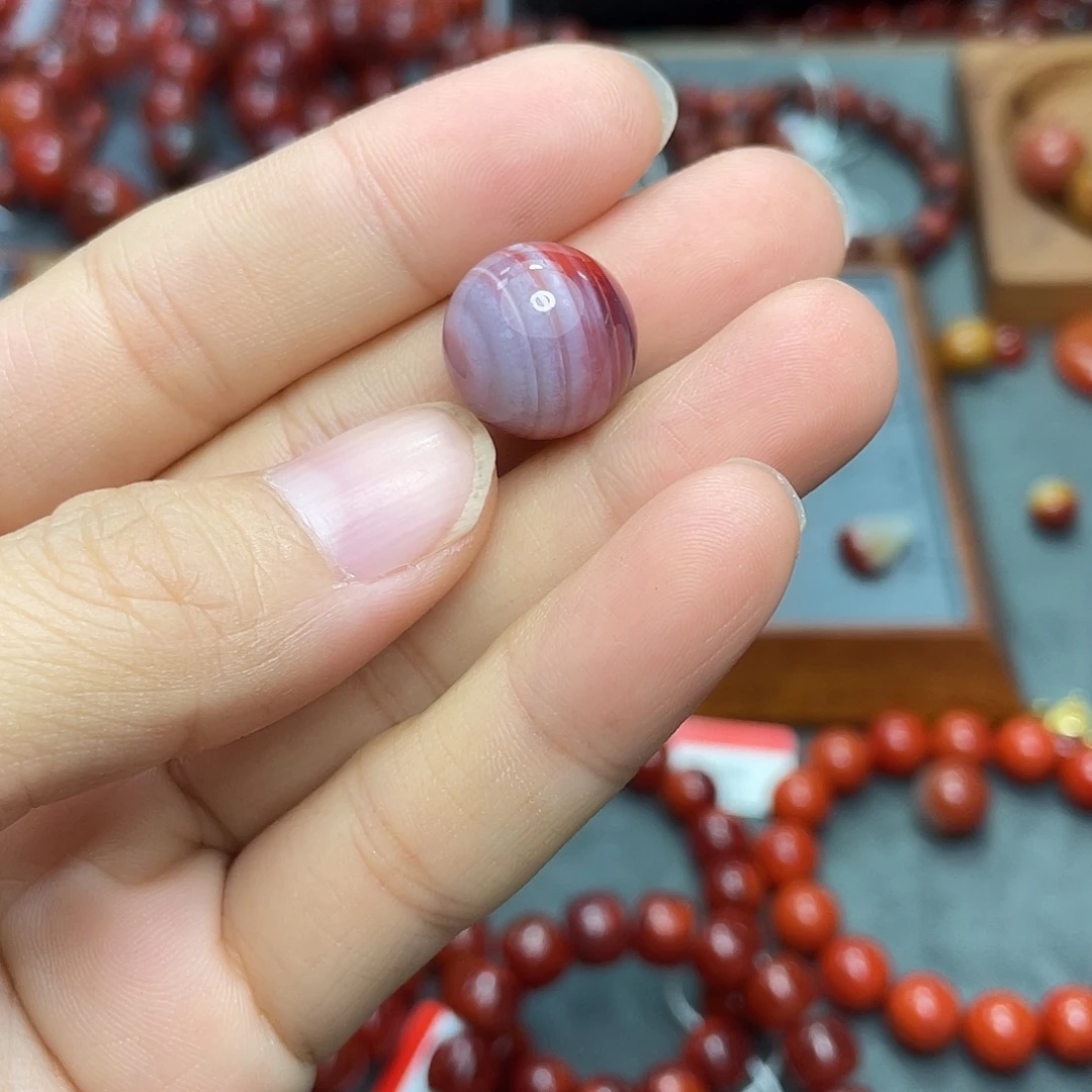 未镶嵌单珠南红玛瑙14