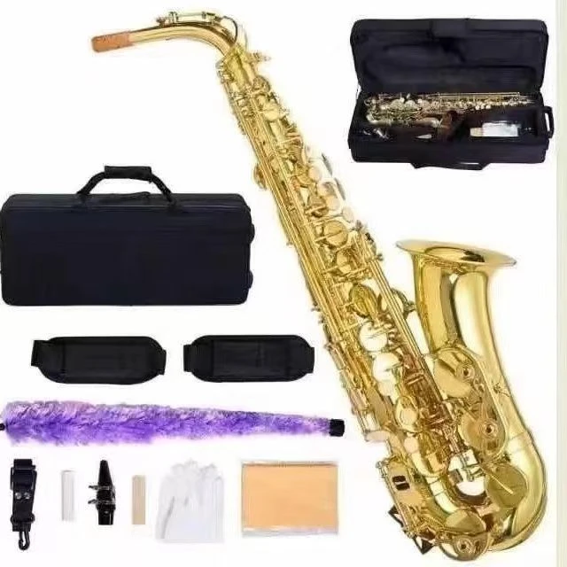 原装正品中音降E调萨克斯 初学专用全铜材质萨克斯风