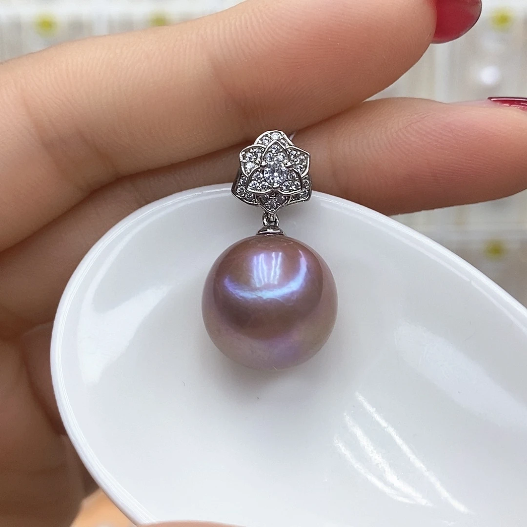 颈饰合金淡水珍珠