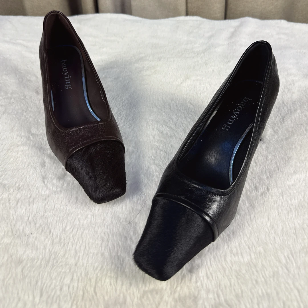 25年秋季新款深口女鞋