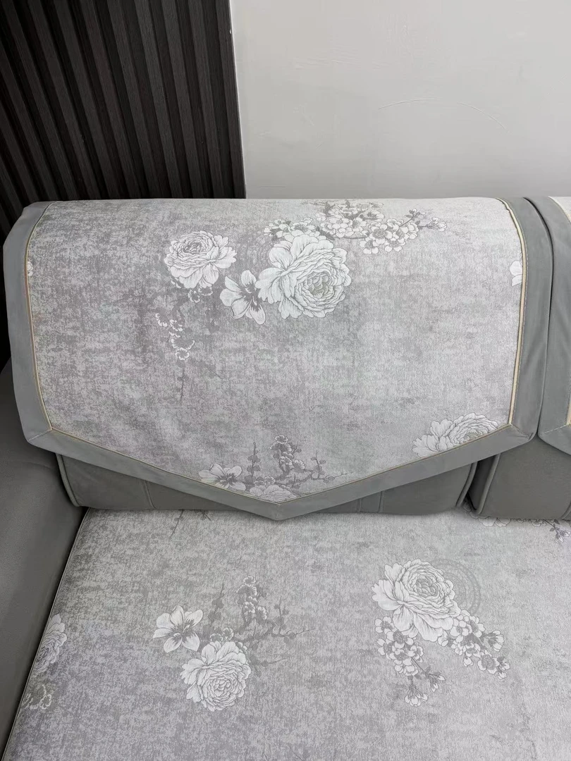 （牡丹庄园）高端沙发垫四季通用防滑（靠背巾）