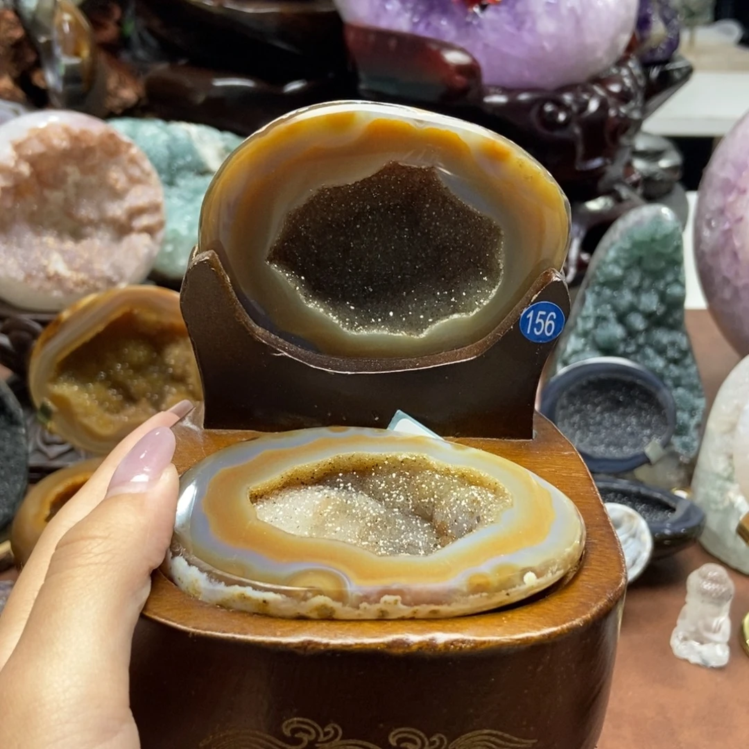 未镶嵌摆件紫晶水晶