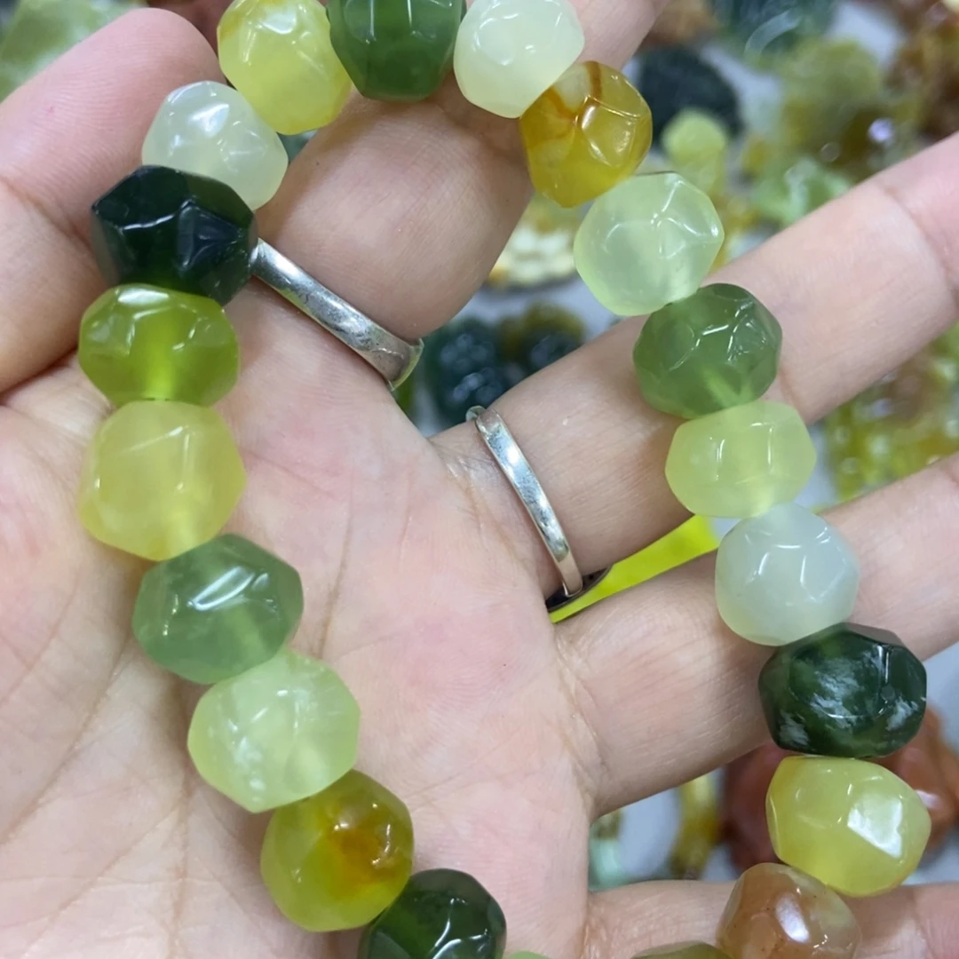 未镶嵌蛇纹石玉手串