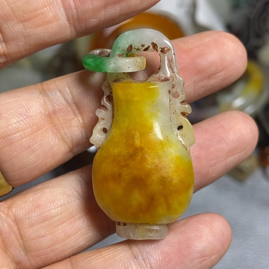 和田玉（糖玉）未镶嵌颈饰