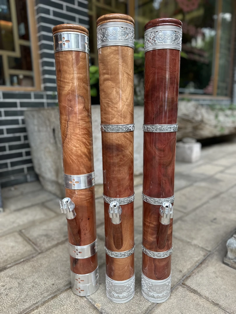 【香樟根榴花 一物一拍】通用链接 穆老爹非遗品牌 水烟筒筒