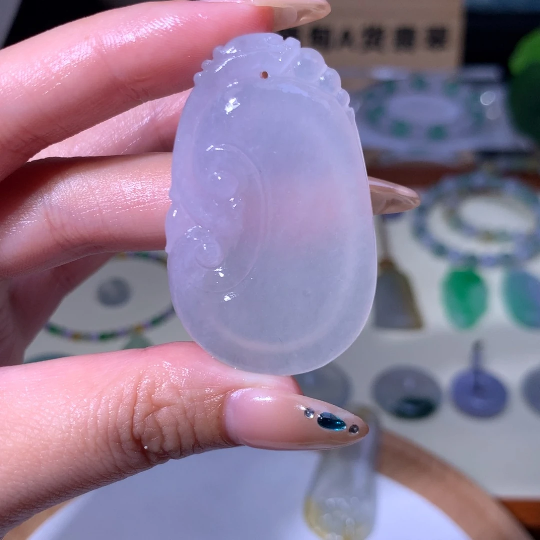 未镶嵌定制翡翠如意