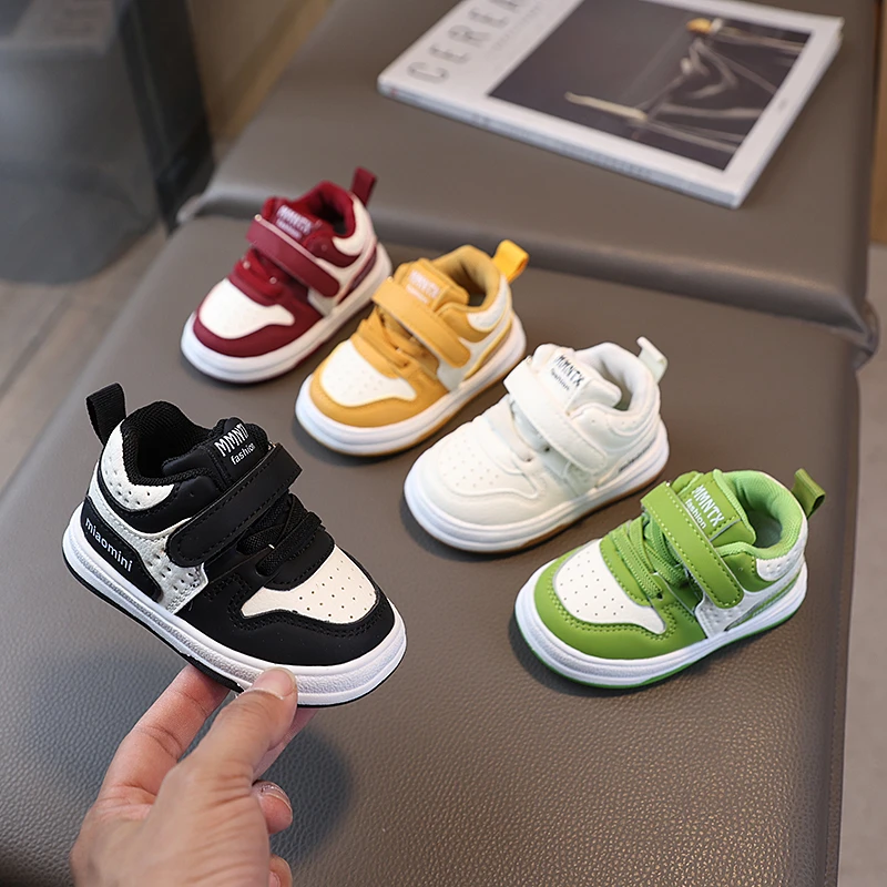 中小童鞋男女童板鞋运动鞋春秋季防滑透气0-6岁婴幼儿学步鞋软底