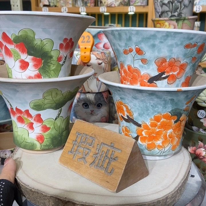 红陶景德镇艺术手绘作品