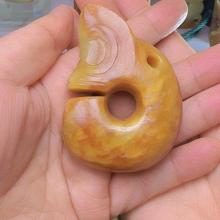 和田玉吊坠(不含链)未镶嵌奕*