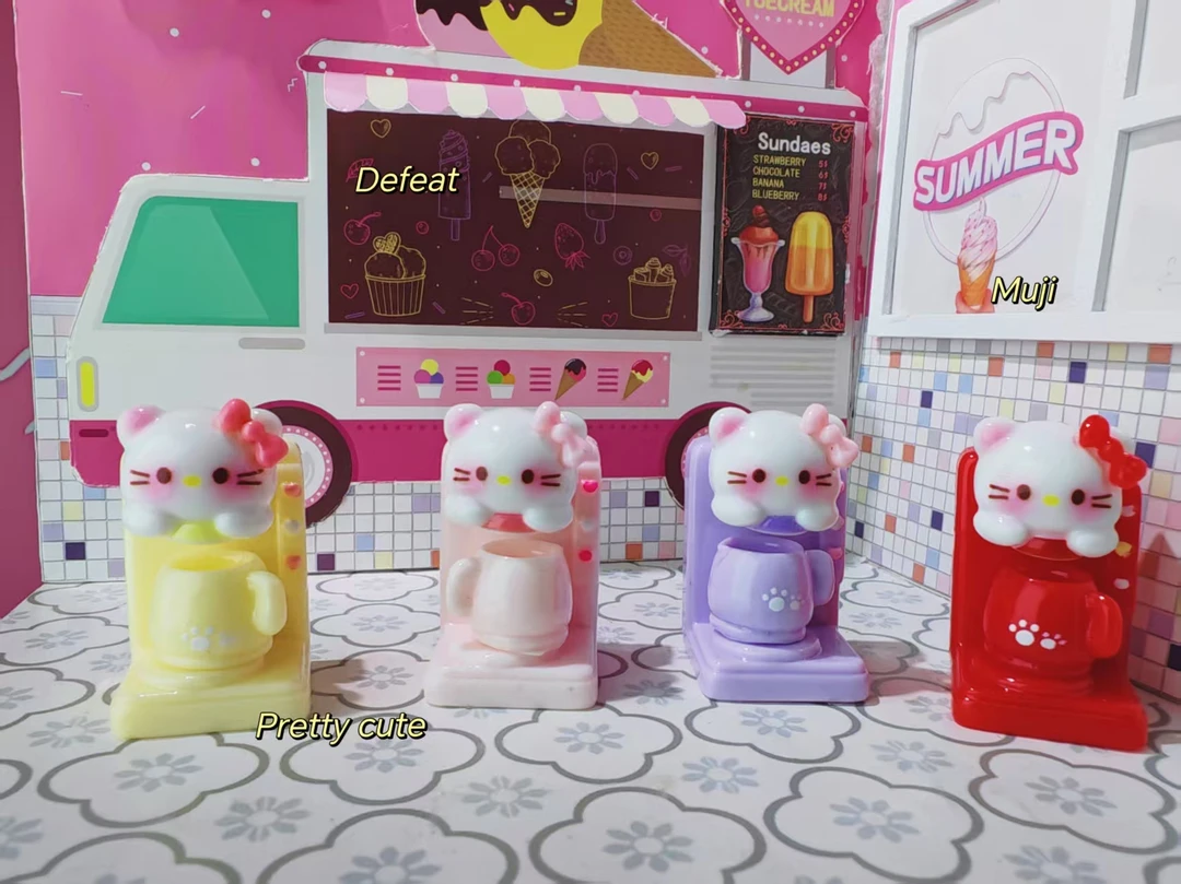 #木先生定制食玩#Hello kitty饮水机，树脂产品默认微瑕.