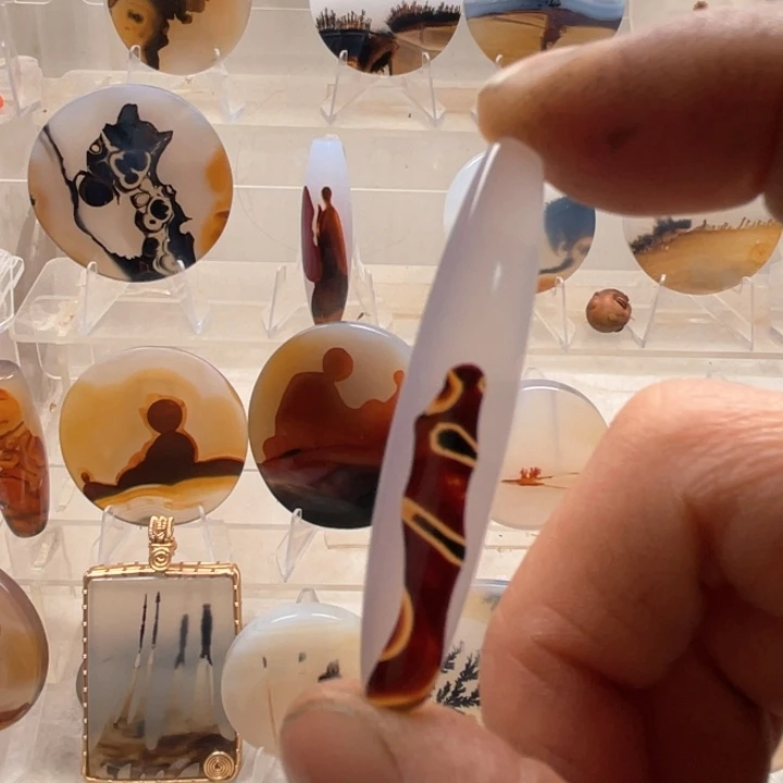 未镶嵌吊坠(不含链)玛瑙/玉髓