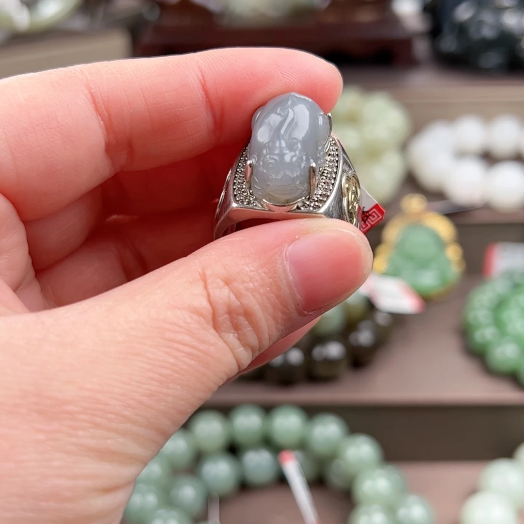 【闪购商品】和田玉戒指未镶嵌1696