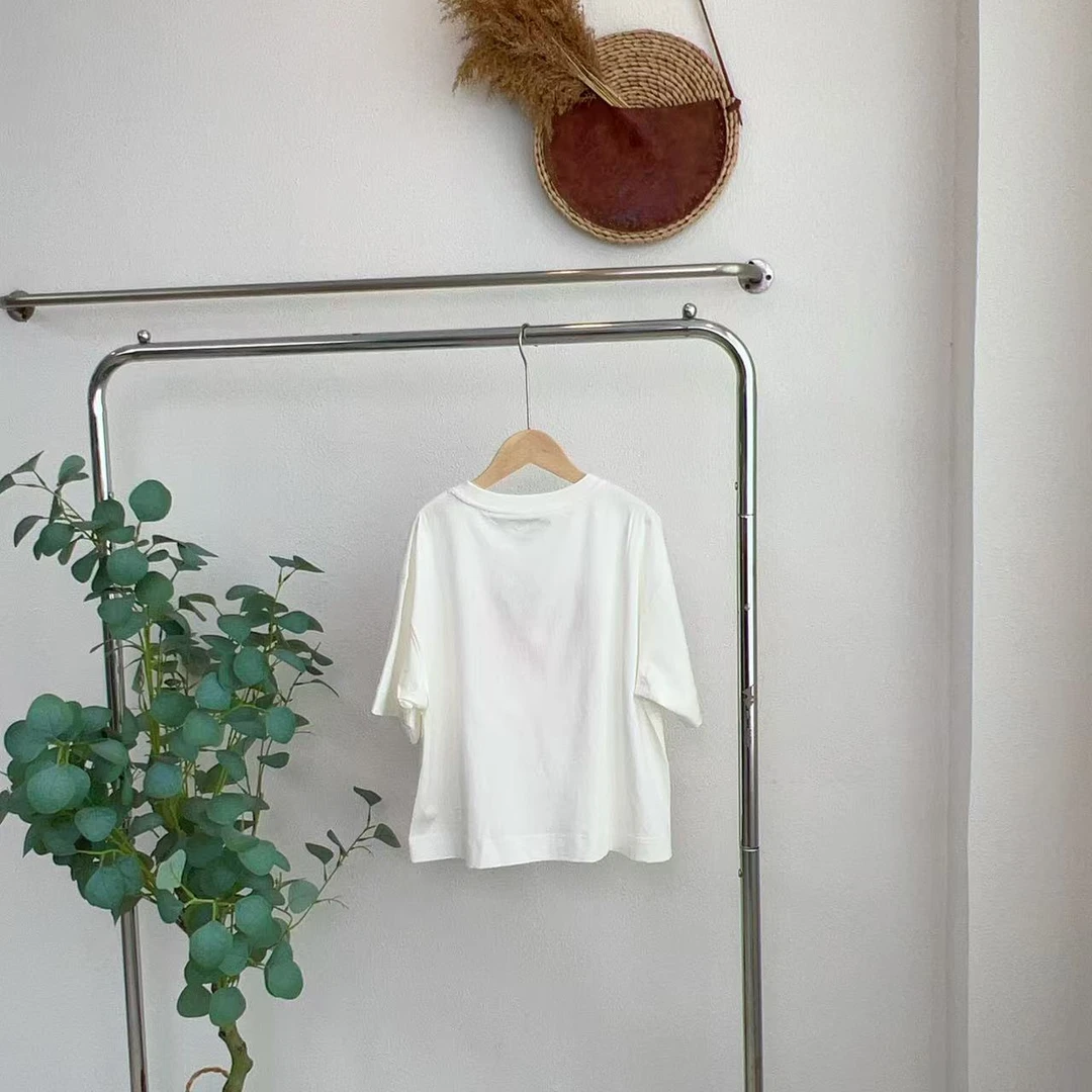 6099悠白色短袖T恤