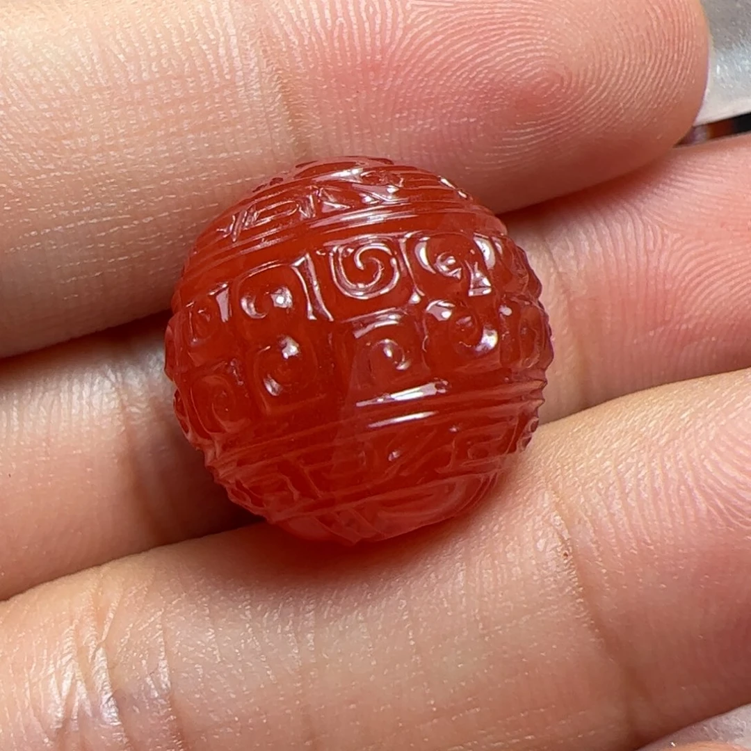 南红玛瑙珠子未镶嵌