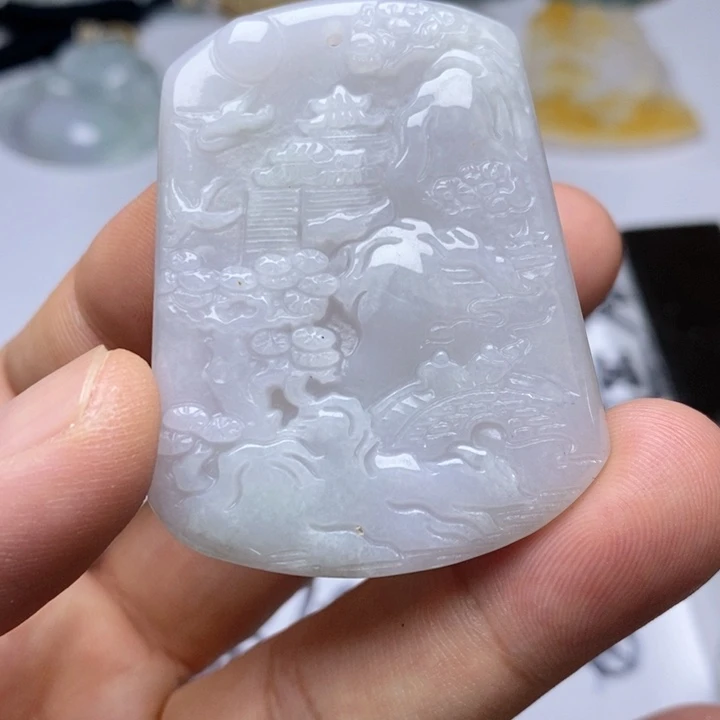 颈饰未镶嵌翡翠翡翠