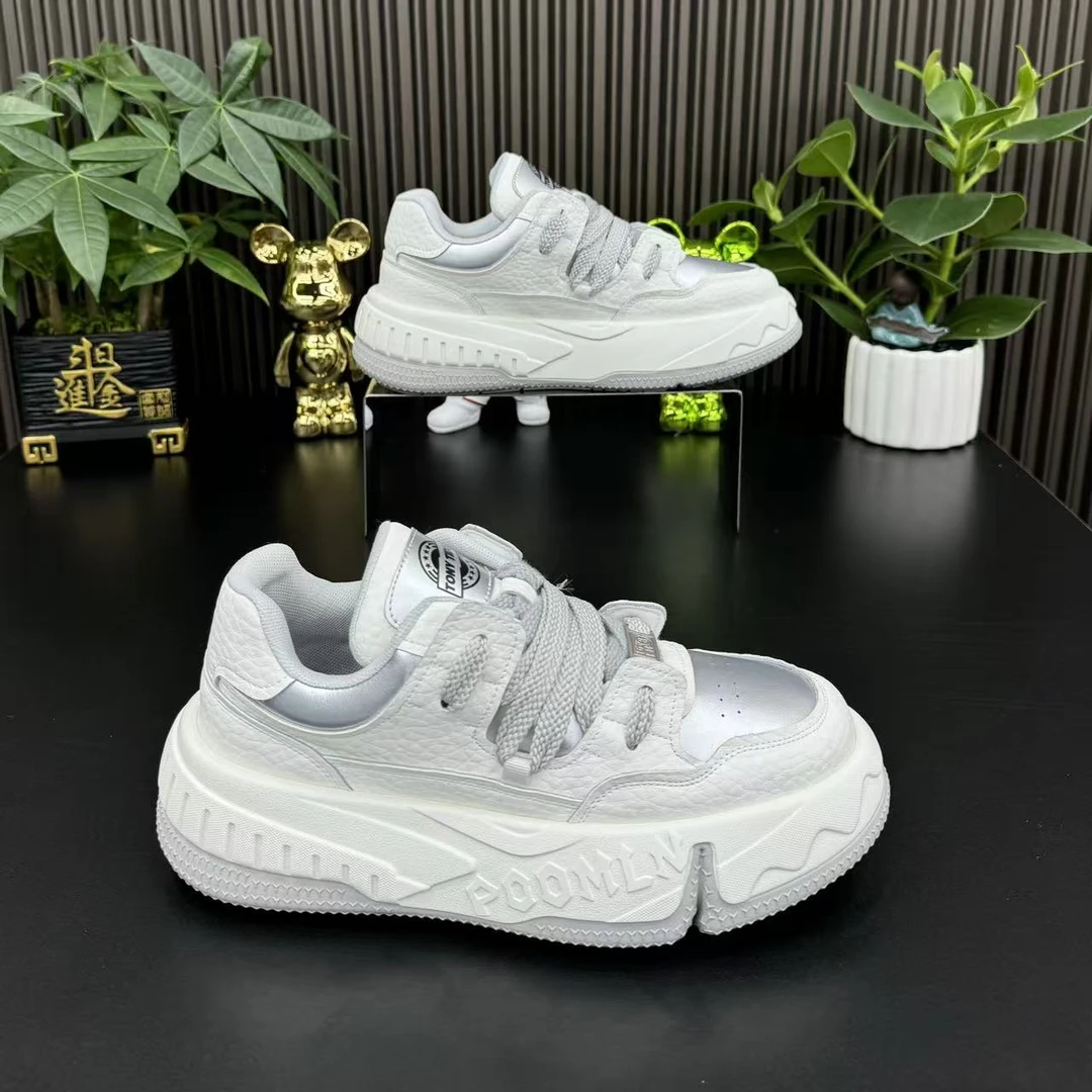 男士秋季新款拼色休闲风时尚休闲鞋平跟低帮潮鞋