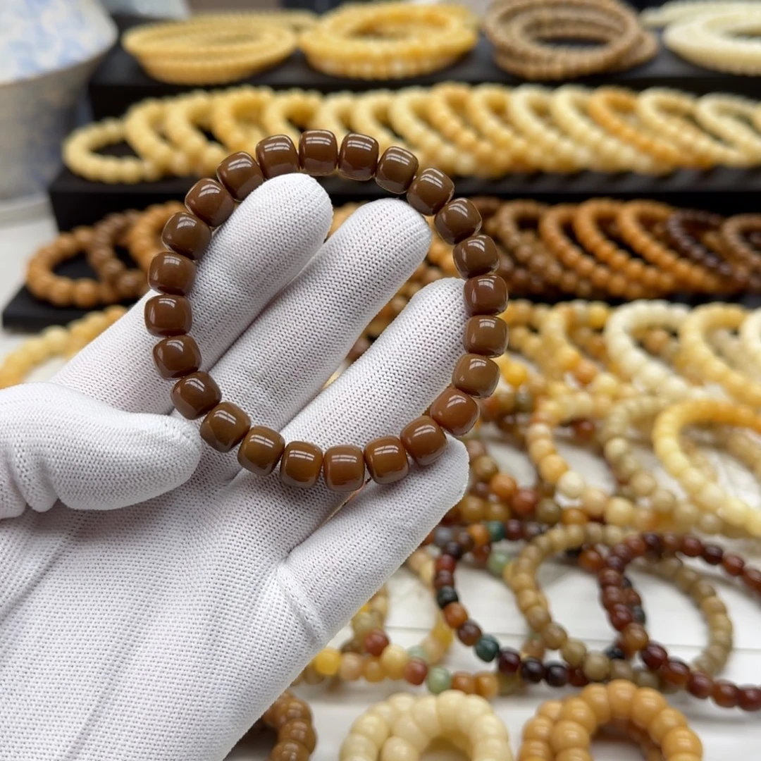 菩提根/象牙果手串9*10精工11年