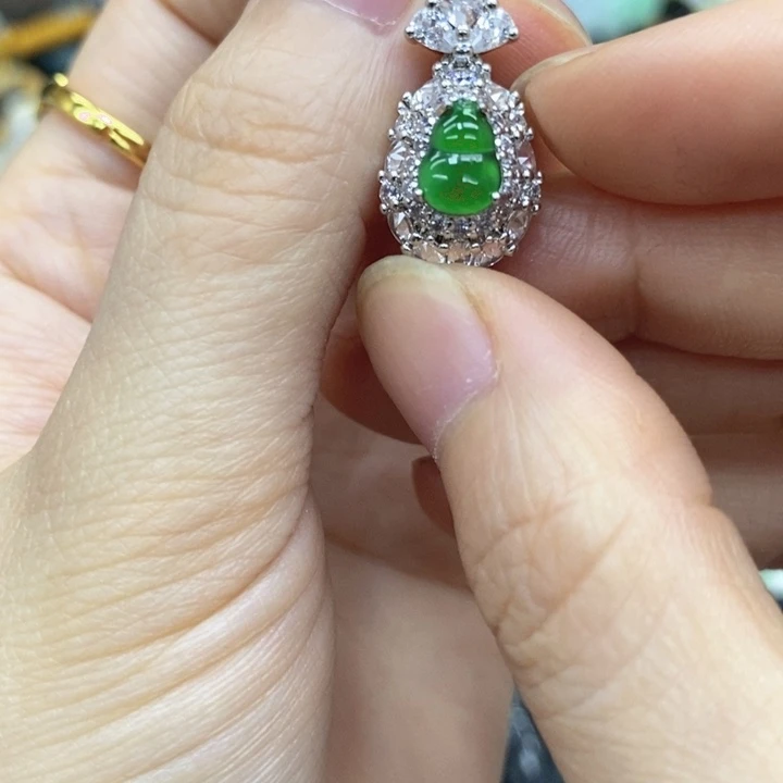 颈饰未镶嵌翡翠项链8