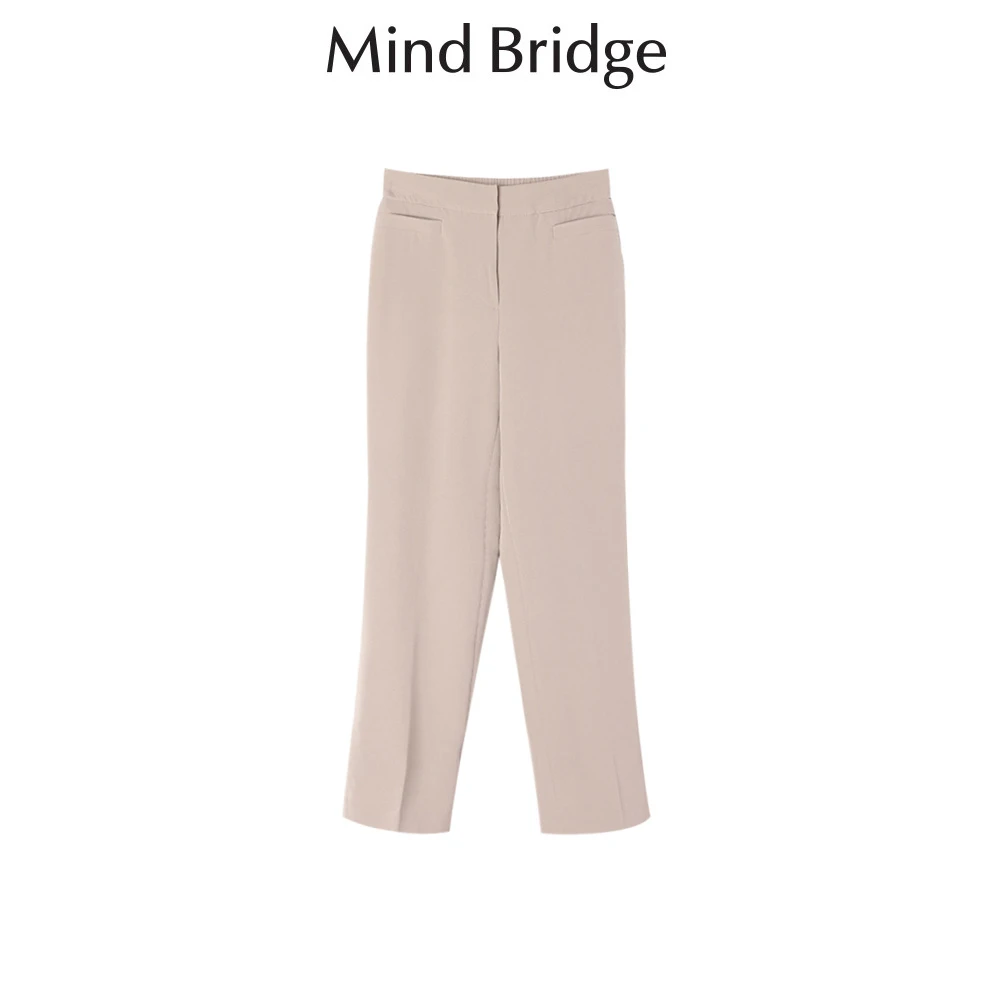 Mind Bridge/心桥 纯色简约百搭休闲裤 MB451-MVPT725ALB