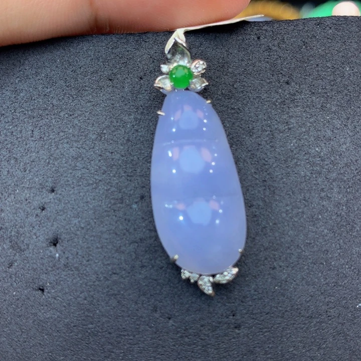 18K金镶嵌手链翡翠翡翠