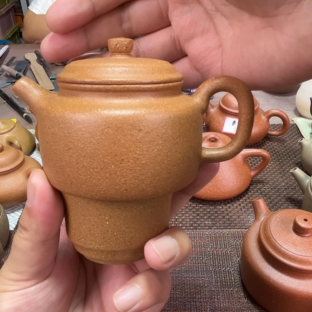 人***漠茶壶紫砂160毫升黄降坡德钟