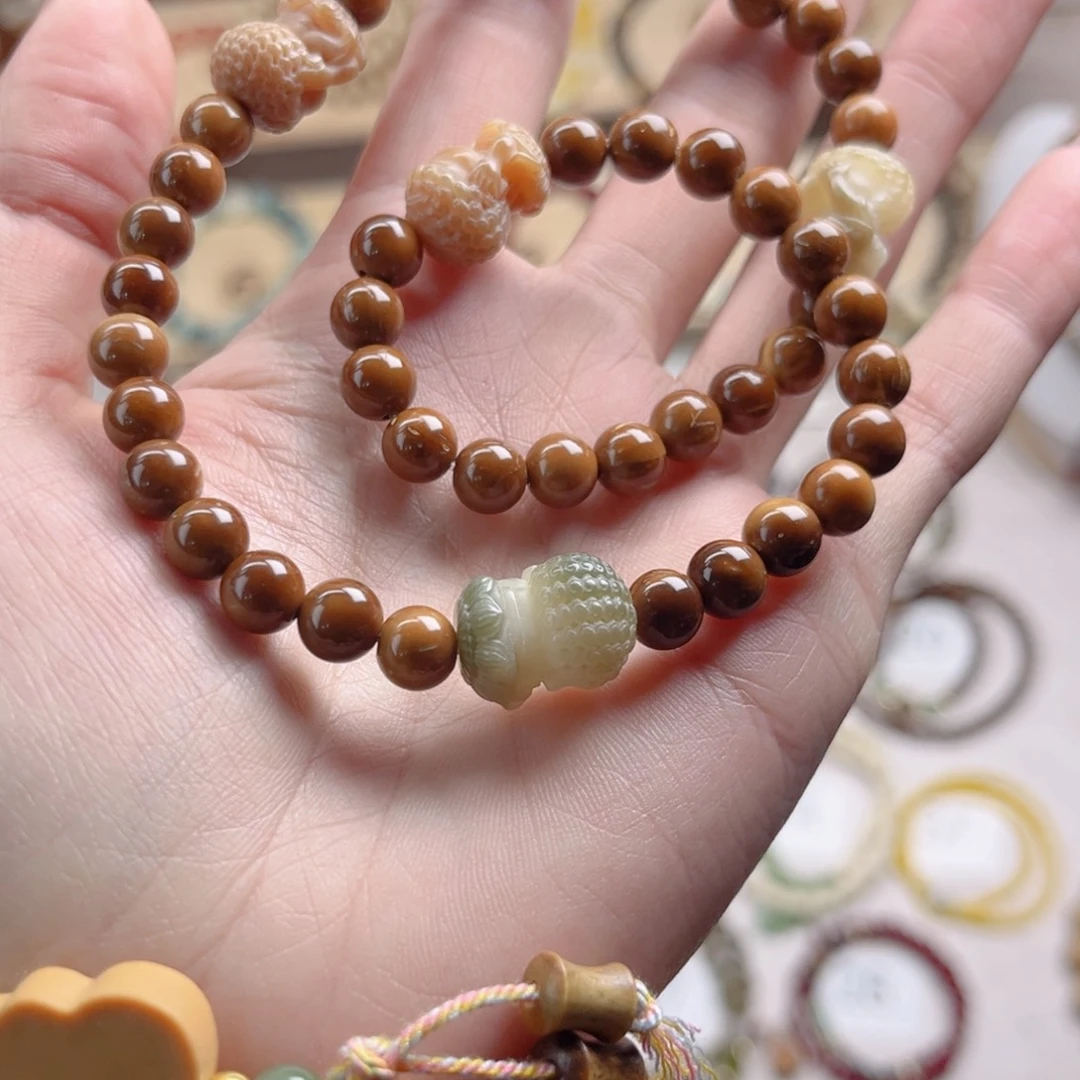 白玉菩提吊坠白玉菩提四不