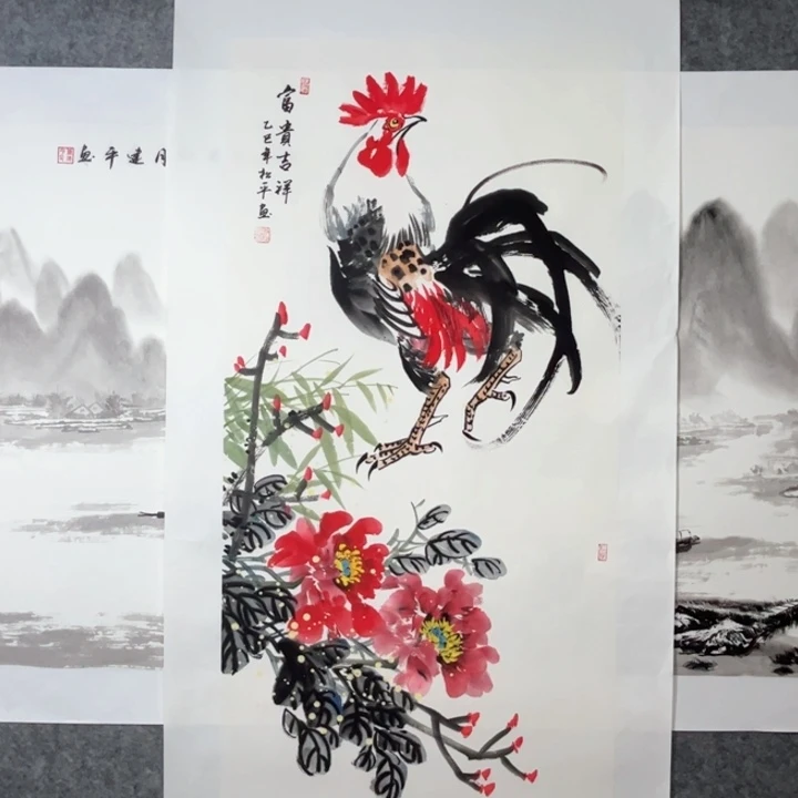 国画精品手绘国画作品