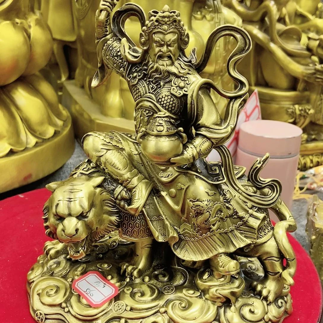 【闪购商品】S****喝铜赵公明精工到头18厘米