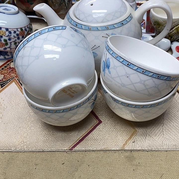 紫砂茶盘杯子和一大包水果的快乐周末又过去