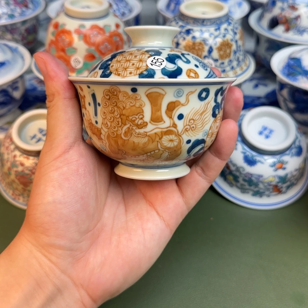 彦祖纯手工手绘茶具155