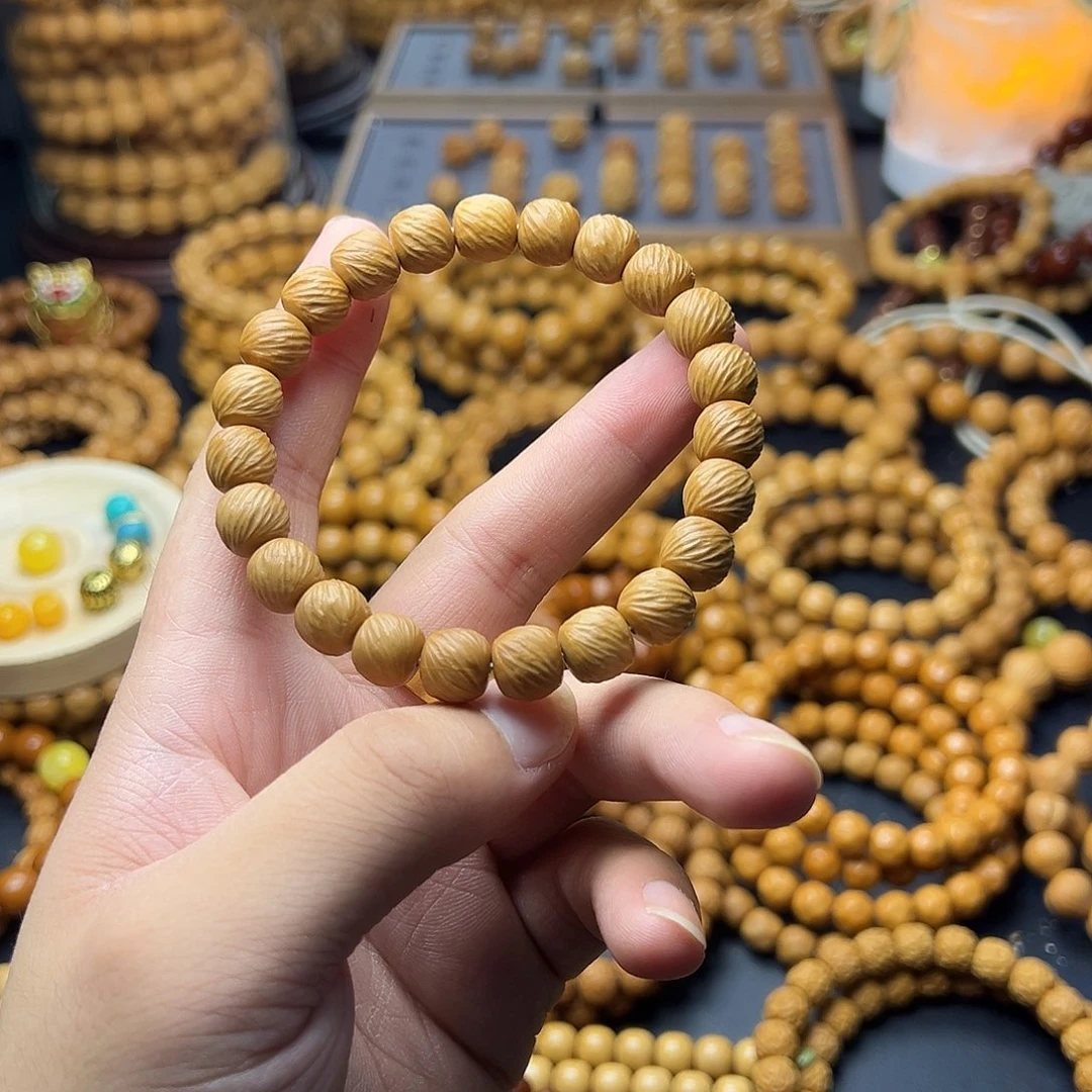猴头核桃手串阿****k微瑕云锦