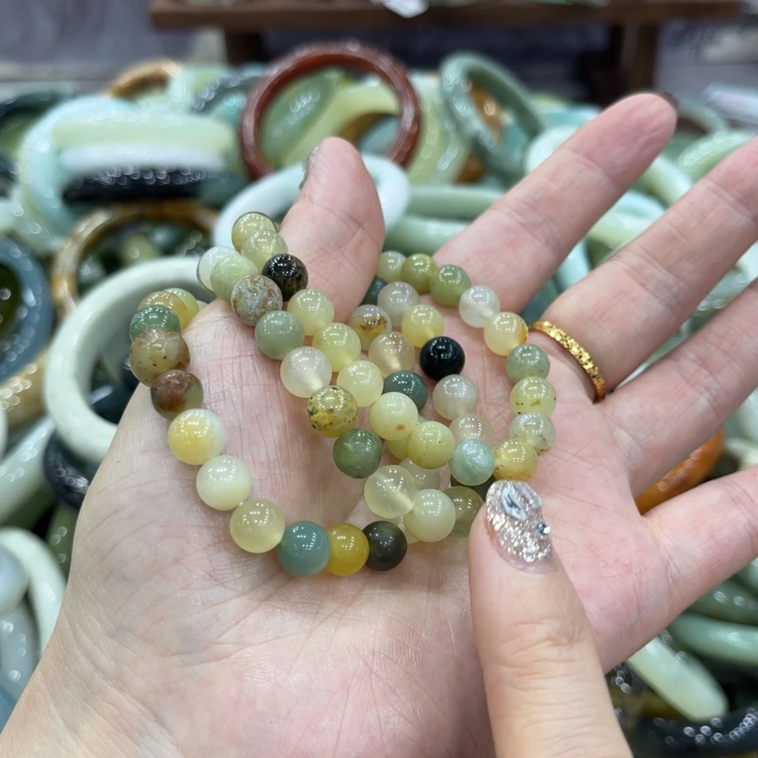 岫玉未镶嵌手镯手镯