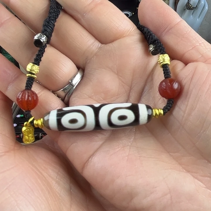 玛瑙/玉髓合金颈饰