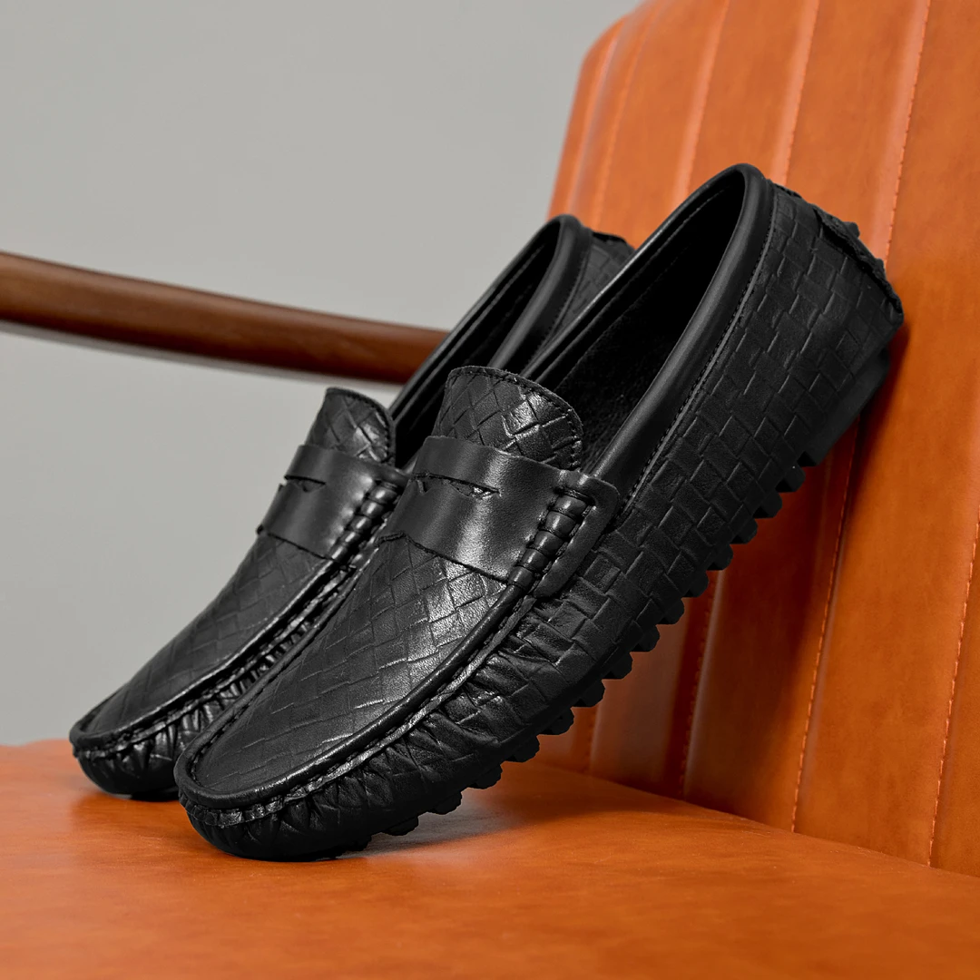 豆豆鞋男新款爆款韩版潮流百搭男士皮鞋痞帅高级感舒适软底一脚蹬