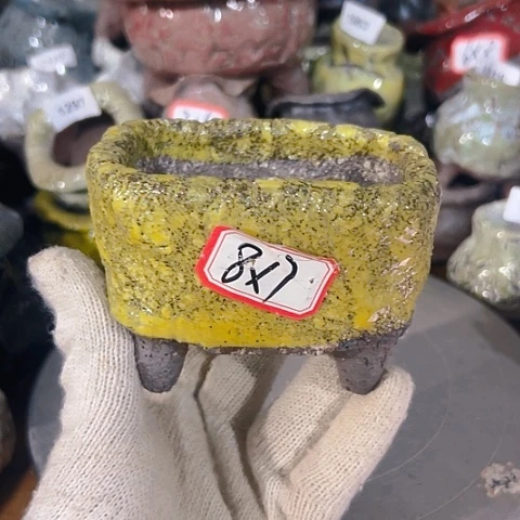 粗陶花盆手工花盆制