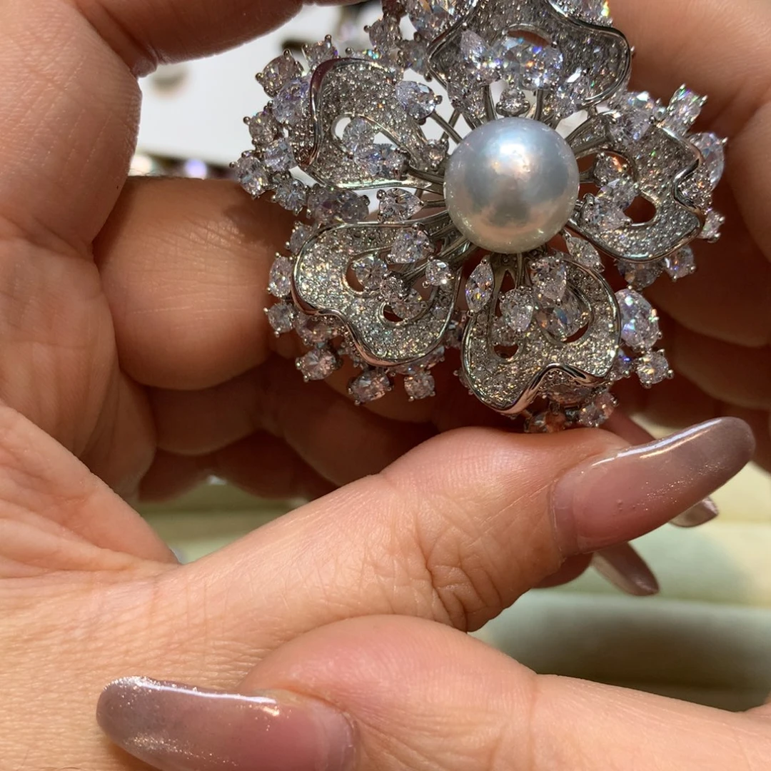 海水珍珠胸饰未镶嵌