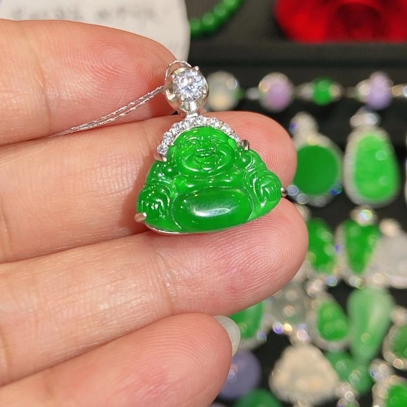 【闪购商品】颈饰未镶嵌翡翠天然翡翠