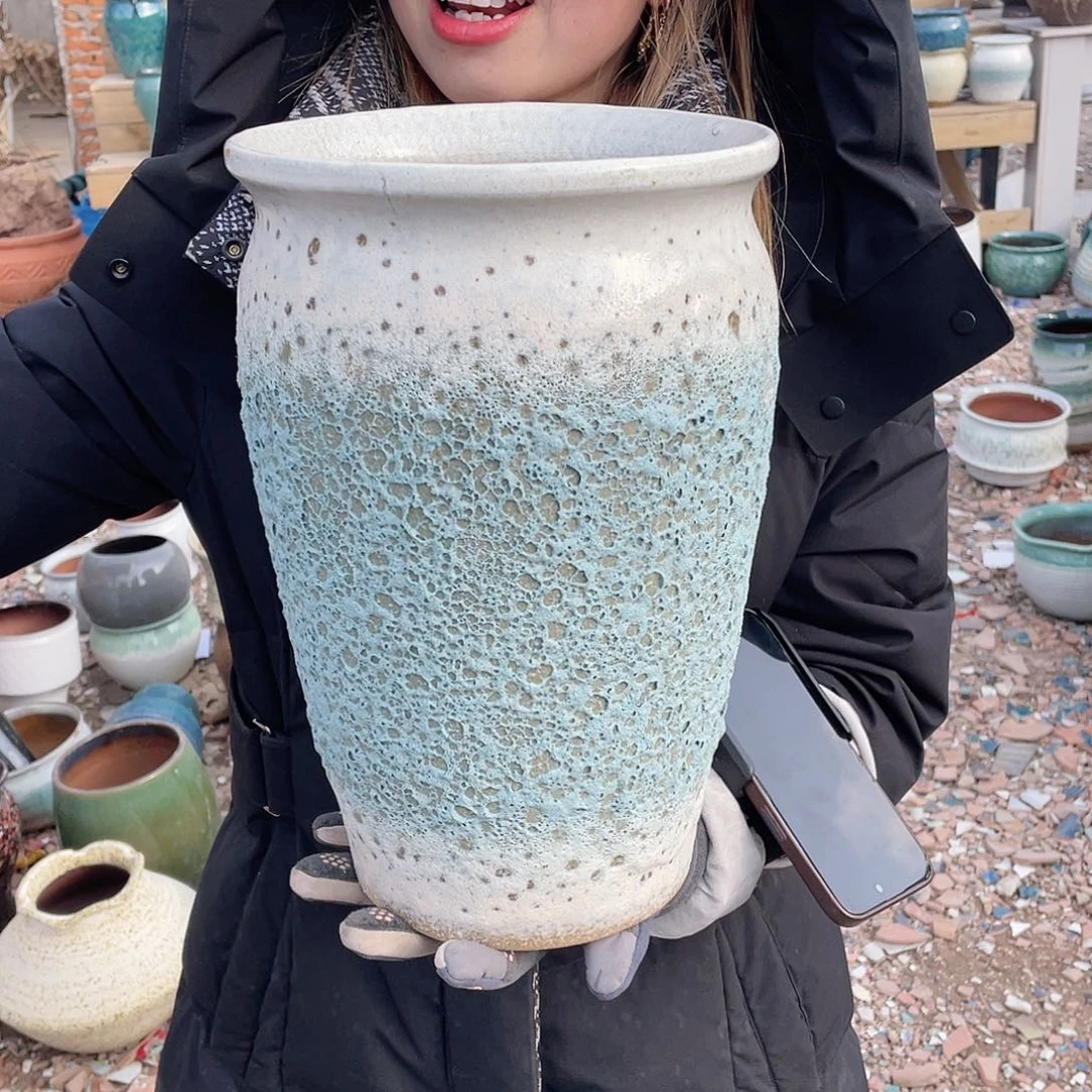 红陶王嫂花盆0207-679