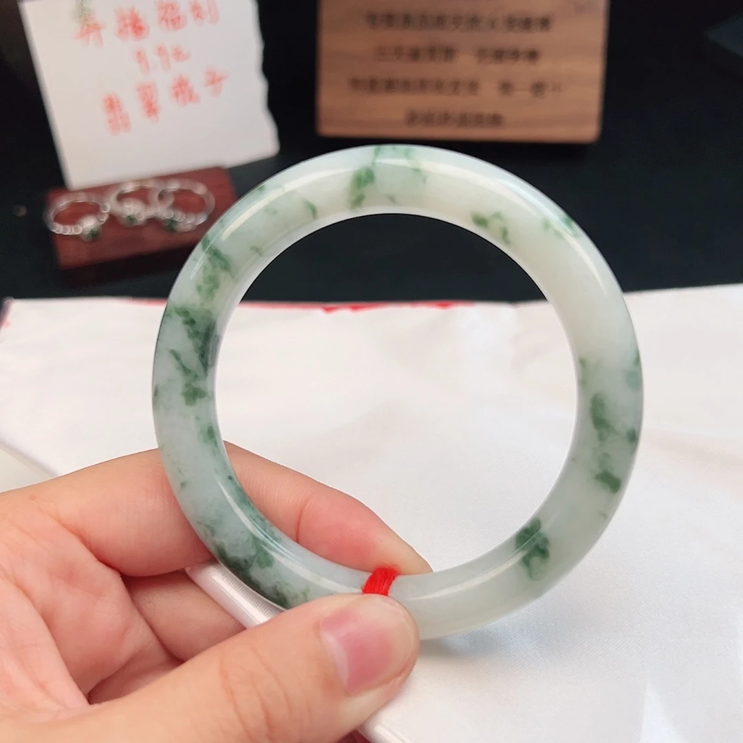 翡翠未镶嵌手镯b1109-7