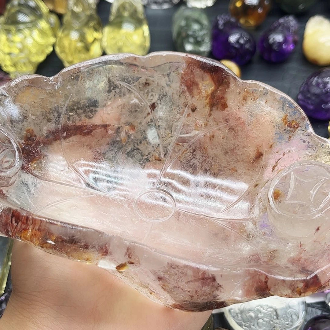 水晶吊坠(不含链)未镶嵌有**浅