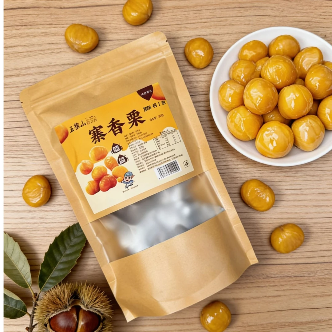 大别山五猴山梦之庄寨香栗即食板栗休闲零食