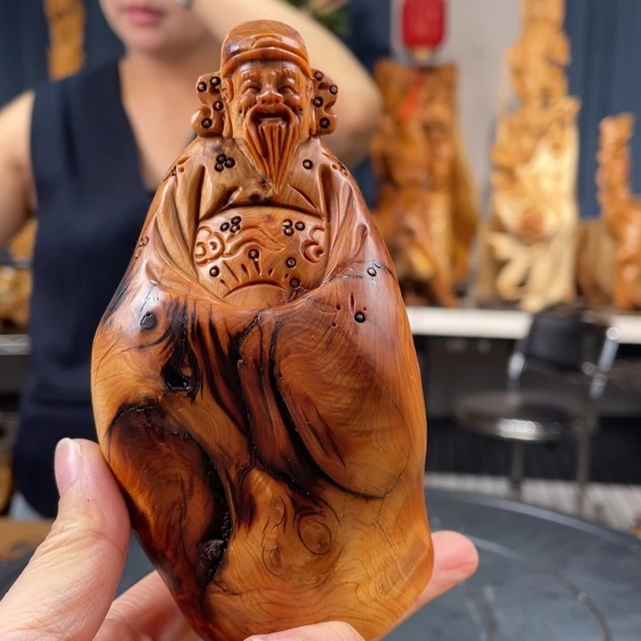 柏木（崖柏）手把件