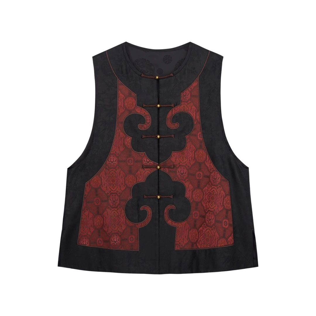 【如意】织锦马甲国风马夹复古宽松