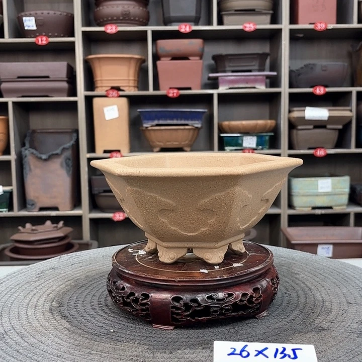 紫砂花盆张*三紫砂的花也太美